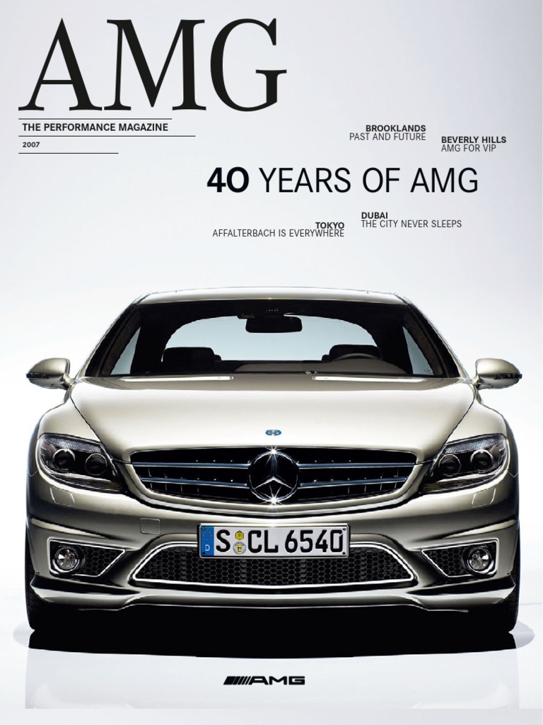 AMG 2007 en, PDF, Mercedes Benz