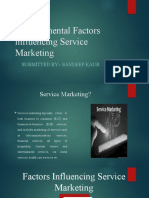 Environmental Factors Influencing Service Marketing