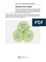 Trading Game-Plan Template