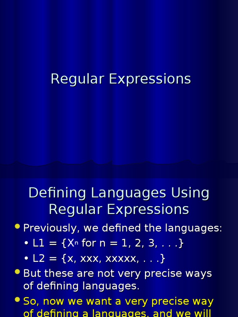 Regular Expressions | PDF | String (Computer Science) | Regular Expression