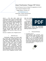 Laporan Praktikum Pembuatan Charger HP Motor