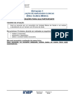 Avaliação de habilidades clínicas em consulta médica