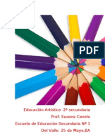 Planificación Educación Artística (Plástica) 2º Secundaria 2011