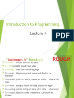 C++ Input and Output Streams Lecture