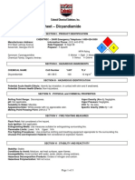 Material Safety Data Sheet - Dicyandiamide: Colonial Chemical Solutions, Inc