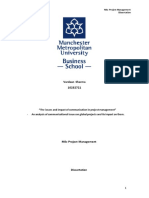 Vardaan Sharma MSC Project Management 10232721 Dissertation