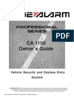 CA 1150 Owner's Guide: Professional Series