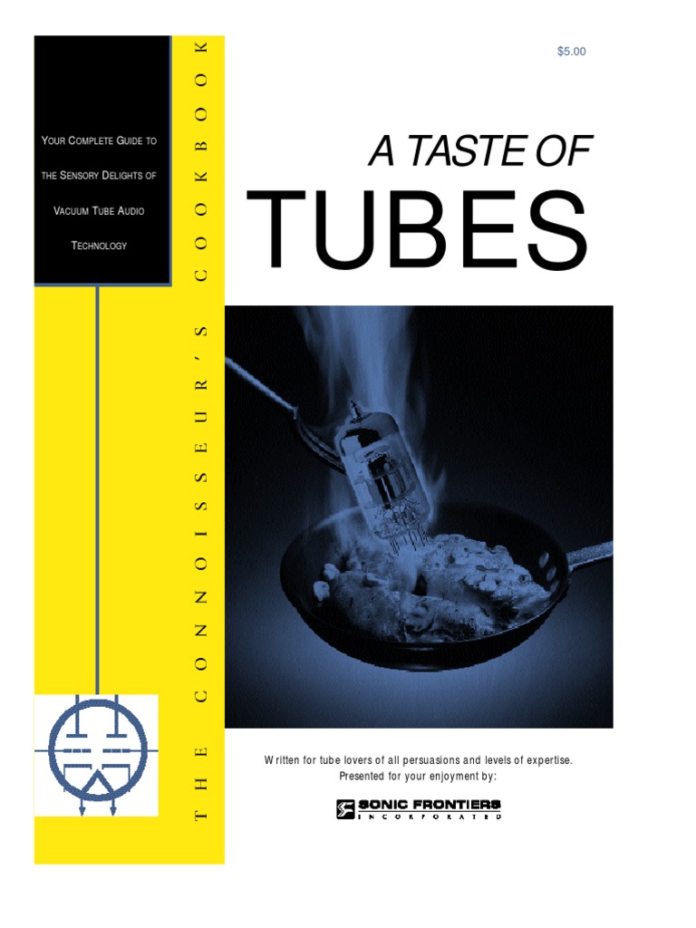 A Taste of Tubes The Connoisseur s Cookbook 1997 67p PDF