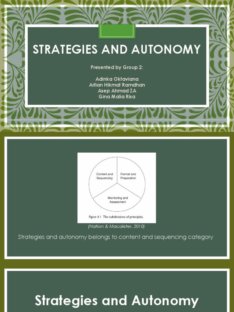 Language Learning Strategies and Autonomy | PDF | Classroom Management ...