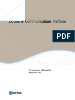 SX-200 IP Communications Platform: Mitel