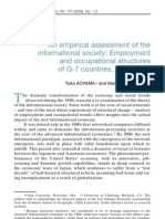 An Empirical Assessment of The Informational Society: Employment and Occupational Structures of G-7 Countries, 1920-2000