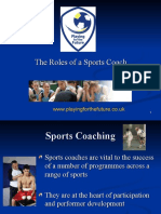 The Roles of A Sports Coach