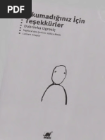 2707 Okumadighiniz - Ichin - Teshekkurler Dubravka - Ugresic ...