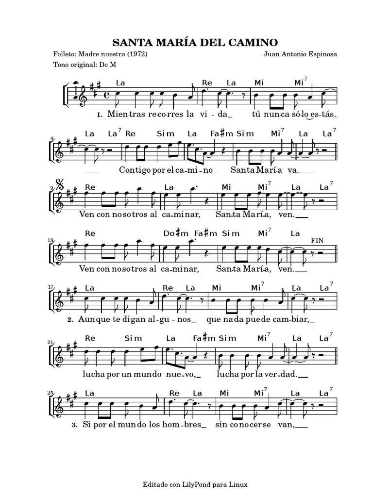 Santa Maria Del Camino S | PDF