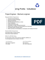 20210309 VoltuMotor - Mechanical Engineering Profile