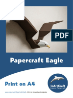 Papercraft Eagle: Print On A4