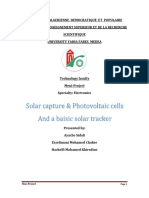 Solar Capture and Photovoltiac Celles Paper