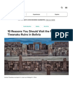 10 Reasons You Should Visit the Mysterious Tiwanaku Ruins in Bolivia