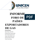 FORO DE PAÍSES EXPORTADORES DE GAS