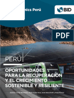 BIDeconomics Peru Oportunidades Para La Recuperacion y El Crecimiento Sostenible y Resiliente