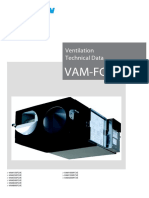 Vam-Fc: Ventilation Technical Data