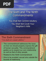 The Sixth and The Ninth Commandments