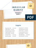 Skills Lab Radent - Radiografi Oklusal - Kelompok 3