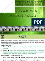 Bezit Dan Hak Kepemilikan (Hak Milik) Benda