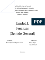 Finanzas e Impuestos Unidad I