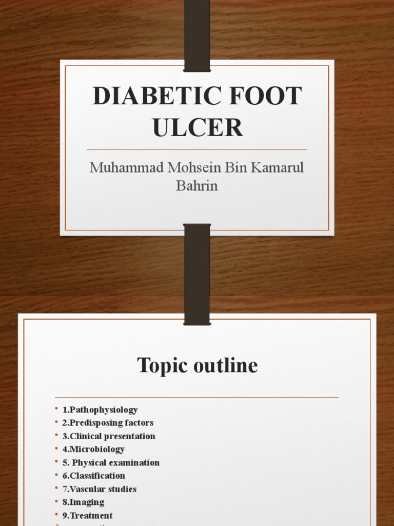Diabetic Foot Ulcer Overview | PDF | Diabetes | Wound