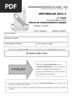 Prova Conhecimentos Gerais Gabarito 1