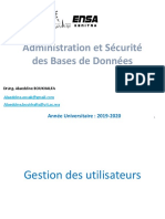 Administration Et Sécurité Des Bd-Partie 4