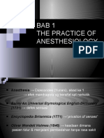 BAB 1. The Practice of Anestesiology