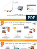 How To Link Siemens S7 1200 With Starter Kit IO Link Master