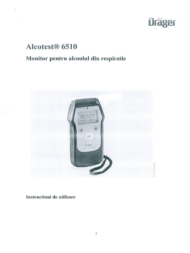 Instructiuni Alcooltest Drager | PDF