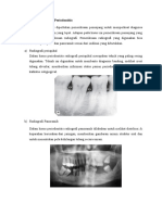 Periapikal dan Panoramik untuk Diagnosa Periodontitis