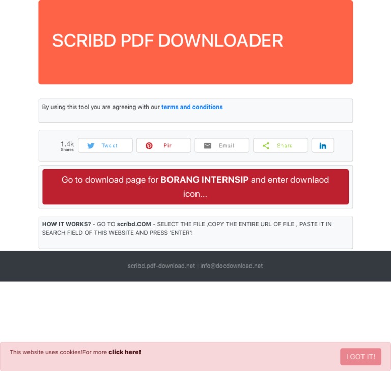 Scribd To PDF Downloader Tool PDF