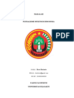 Makalah Pluralisme Hukum Di Indonesia Heru Harianto