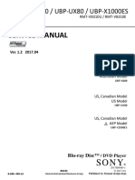 Service Manual: UBP-X800 / UBP-UX80 / UBP-X1000ES