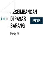 Keseimbangan Pasar Barang Dan Uang