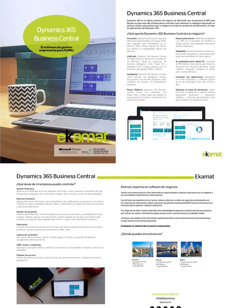 Dynamics 365: ERP para PyMEs | PDF | Planificación de recursos ...