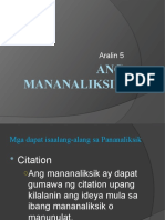 PANANALIKSIK 