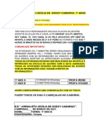 Roteiro de Estudo de 19 de Abril Á 23 de Abril Professora Viviane