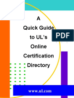 A Quick Guide To UL's Online Certification Directory