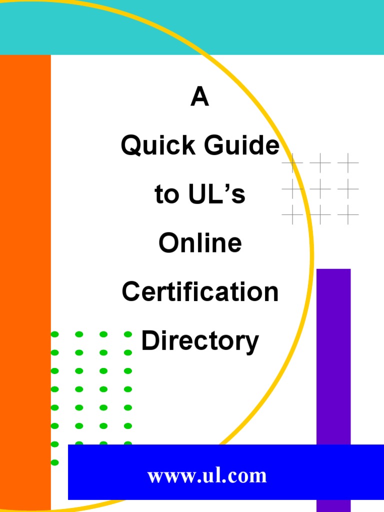 A Quick Guide To UL s Online Certification Directory PDF Drywall