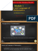 Module 1 Introduction MMW