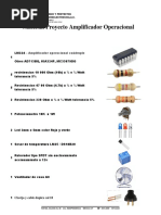 Lista Material Proyecto LM324 - Casa