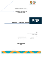 Parcial 3 Metodos Numericos