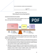 Illustrating The Accounting Equation: Background Information For Learners