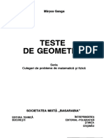 Teste de Geometrie - M. Ganga (1992)